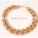 Europe and America Very Popular Simple Exquisite workmanship Gold Plating Chain Necklace in Stock