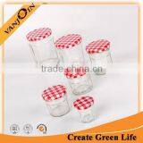 Wide Mouth GLASS 13 OUNCE JAR WITH LID For Crafts Or Storage thumbnail-5