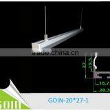 Aluminum LED Profile for Ceiling or Pendent Light, LED Linear Lights for Ceilings Interior Decoration Aluminum Bar Light Housing thumbnail-1