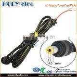 4.0 x 1.7mm Pin Full Copper DC Tip Plug Connector Cord Cable for HP Mini 110 210 700 730 Series LAPTOP AC Adapter Charger