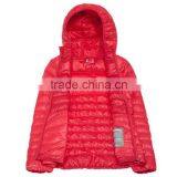 Custom Lightweight Women Pink Puffer Down Coat thumbnail-3