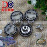 Garment Button for Sale, Denim Metal Buttons for Coats