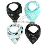 New Design Fashion Manufacturer Cotton Baby Bandana Bibs Baby Bib thumbnail-5