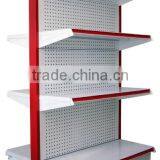 Perforated Supermarket Gondola Shelving, End Cap and Shelving thumbnail-1