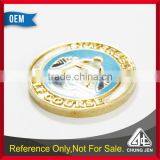 Customized Printing /soft Cloisonne Metal Euro Trolley Caddy Coin thumbnail-5