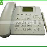 Popular Sim Card Gsm Fixed Wireless Desktop Phone / Dual Sim Phone From China