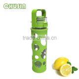 2016 New Glass Water Bottle/galss Tumbler/drink Bottle Silicone Rubber thumbnail-3