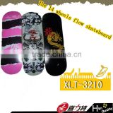 2013 Fashion 14 wheel Flow skateboard and Griptape on the top