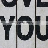 Vintage Wooden Wall Painting Hanging Decor thumbnail-3