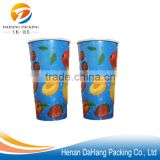 Wholesale print customized logo 9oz fruit paper cup in Middle East