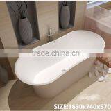 Bathroom Acrylic Artificial Stone Whirlpools Bathtub,Luxurious Used Freestanding Bathtub thumbnail-2