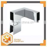 PC-39 Bathroom Glass Door Square Tubing Clip/ Pipe Hinges ,shower Glass Door Stainless Steel Pipe Connector thumbnail-2