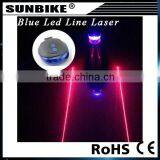 Modern Red Blue 5 Led 2 Laser Mountain Bike Lamp Cycling Safety Waterproof Rear Laser Bicycle Light thumbnail-2
