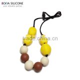 CE qualified teething necklace diy silicone necklace