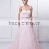 Hotsale A-line Sweetheart Neckline Design Used Organza Fabric With a Beautiful Sash Bridal/bridalmaid Dress thumbnail-4