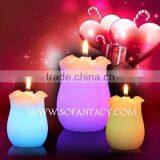 Colour Changing Led Wax Candle for Wedding Events,real Wax Candle thumbnail-1
