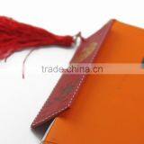 Tassel Lace Leather Bookmark With Custom Logo thumbnail-1