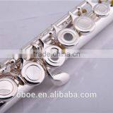 Musical Instrument 17 Open Holes Silver Plated Flute With Split E Mechanism Offset-G Keys and B Foot thumbnail-5