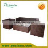 Elegant Aluminum Furniture Dining Room for Garden Rattan Sofa thumbnail-1