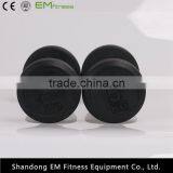 Fixed Black Rubber Dumbbell thumbnail-5