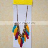 Paragraph-blasting Beautiful Elegant Feather Nacklace thumbnail-2