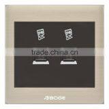 Two Gang PC Socket Pressure- Line Type