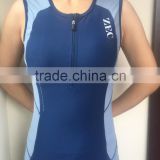 High-end quality Brand Custom design Compression triathlon tops Tri suits vest