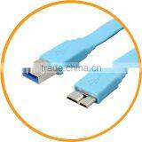 1M Colorful Micro USB3.0 Cable for Samsung Galaxy Note III 3 N9000 External HDD From Dailyetech