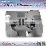 SC-6012P With 4 SIP Line Both VoIP and PSTN Networking PSTN IP Phone thumbnail-4