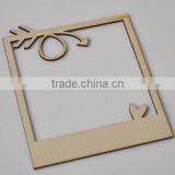Wood Veneer Frame,MDF Flourish, Wooden Flourish Scrapbooking Card Craft Embellishments thumbnail-1
