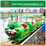 China direct sale caterpillar coaster worm sliding roller coaster amusement rides for sale