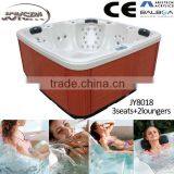 Large Size Portable Spa Whirlpool Hot Tub With 2 Loungers thumbnail-3