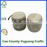 Small Coffee Barrel Wooden Barrel With Lids for Sale thumbnail-2