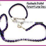 Heavy Duty 4 Feet K9 Police Paracord Dog Leash thumbnail-3