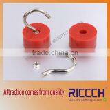 Strong Powerful Large Rubber Coated NdFeB Magnetic Hook thumbnail-1