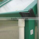 Outdoor Garden 4mm PC Sheet Aluminum Frame Greenhouse for Rose Tomato Seed thumbnail-6