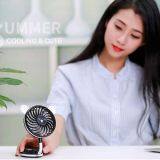 Handheld Mini Cartoon Style USB Folding Fan for Girls In Summer thumbnail-4
