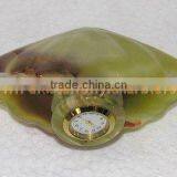 PAKISTAN SUPPLIER WHOLESALE New Selling Attractive Style CLOCKS ONYX MARBLE HANDICRAFTS thumbnail-6