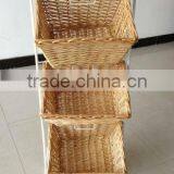 Cheap Wicker Magzine Display Rack Basket thumbnail-1