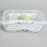 3 Pieces Plastic Lunch Box Rectangular Food Container With Lid thumbnail-4