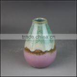 Cone Shape Trendy Hotel and Restaurant Hand Glazed Expensive Stoneware Vase thumbnail-2