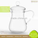 Decorative Wholesale Borosilicate Heat Resistant Glass Milk Jug thumbnail-5
