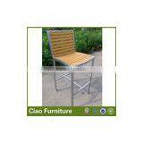 Polyester Wood Outdoor Pub Bar Chair High Chair thumbnail-2