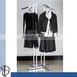 4-ways Garment Display Stand With Sloping Arm Rack thumbnail-1