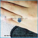 925 Sterling Silver Gold Plated Handmade Agate Gemstone Druzy Ring Jewelry thumbnail-4