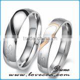 Factory New Design Cheap Wholesale Men 316l Surgical Stainless Steel Ring thumbnail-2
