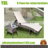 Youdeli Rattan Chaise Lounge Wicker Outdoor Furniture thumbnail-1