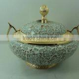 Gold Plated Brass Decanter for Sale thumbnail-1
