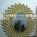 gold plated antique wall mirror