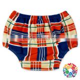 Fashion Plaid pattern toddler underwear baby bloomers wholesale
